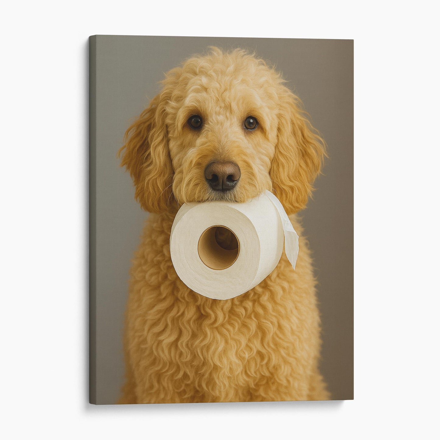 Golden Doodle Dog Toilet Paper
