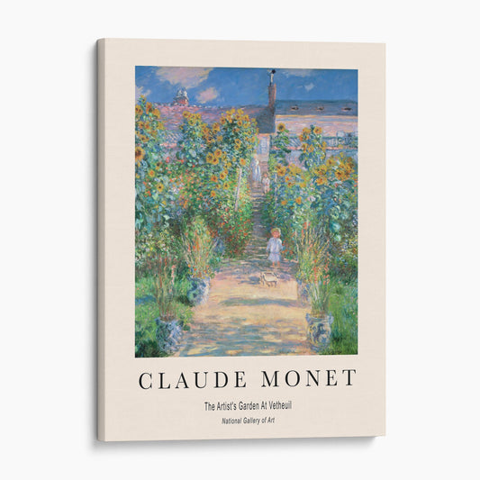 Claude Monet - The Artist's Garden at Vetheuil