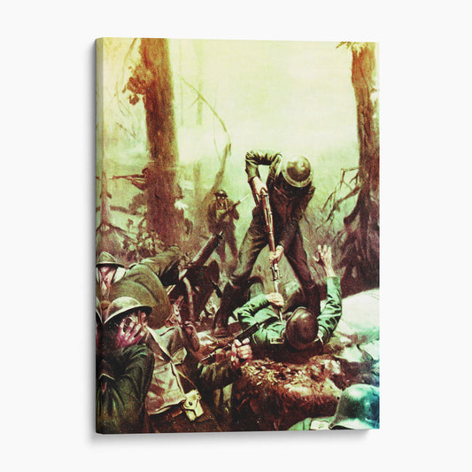 American Marines In The Battle of Belleau Wood, June 1918 World War 1
