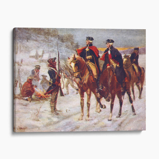 Washington and Lafayette at Valley Forge