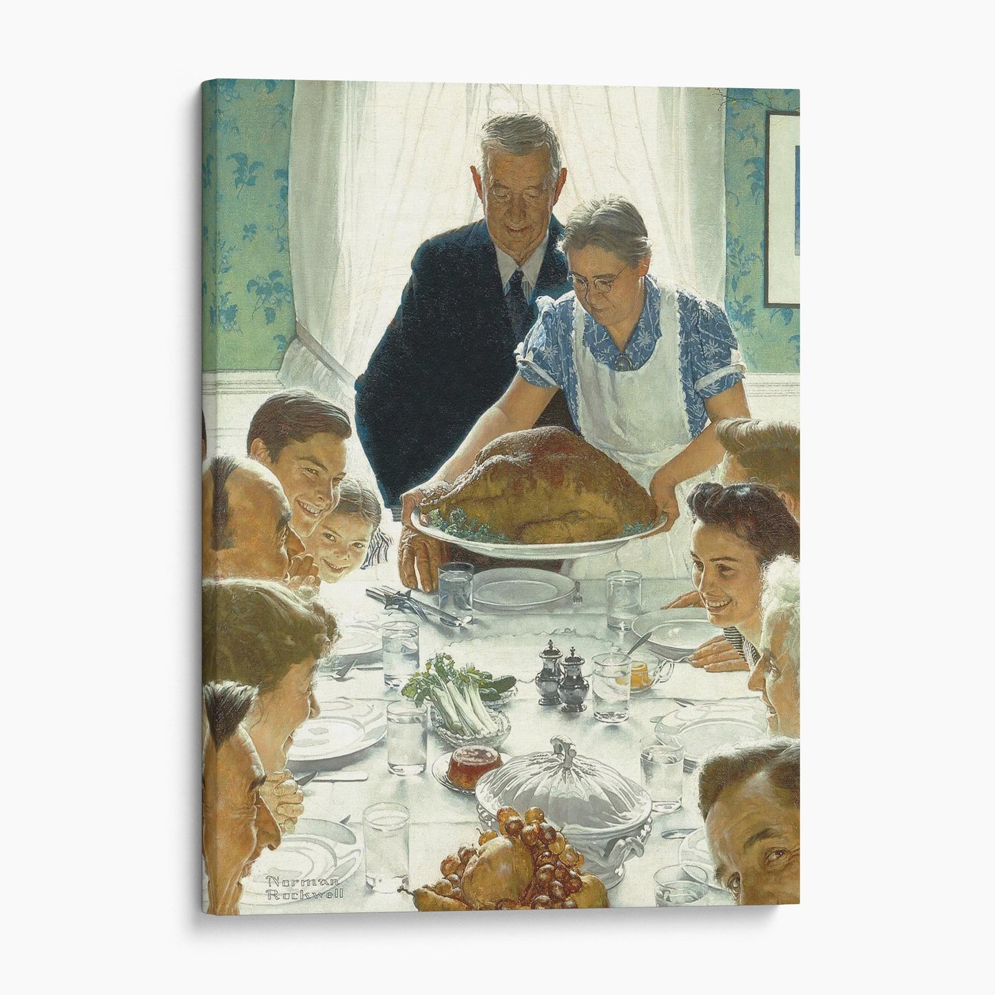 Freedom From Want by Norman Rockwell