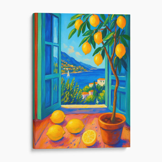 Open Window To The Mediterranean Sea