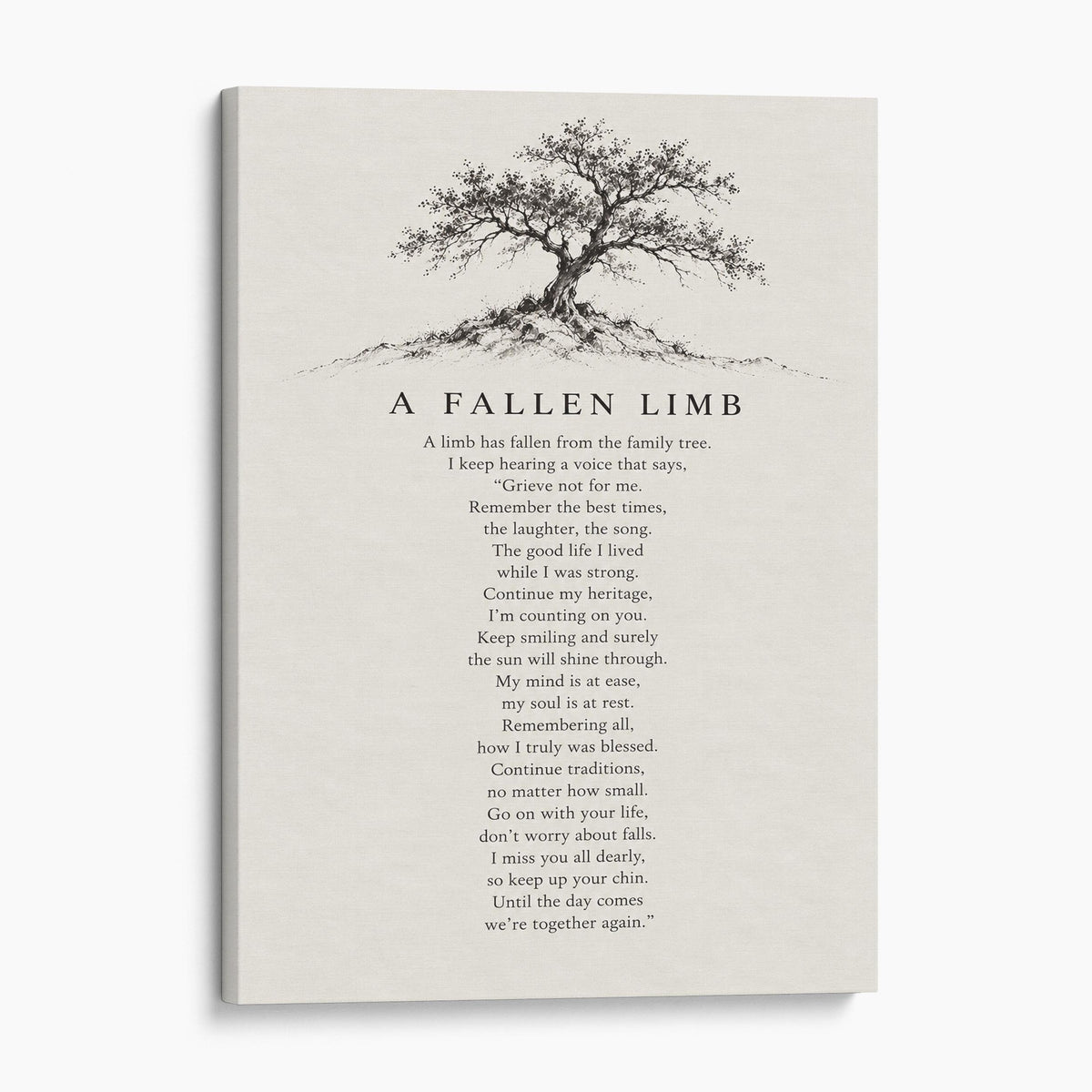 A Fallen Limb Poem