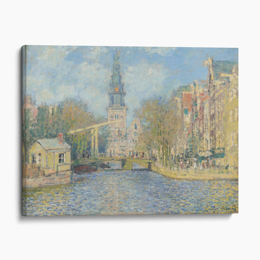 Canal in Amsterdam by Claude Monet