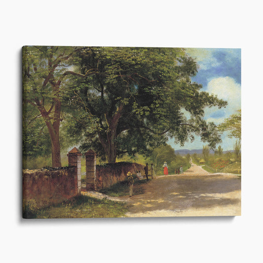 Street in Nassau by Albert Bierstadt