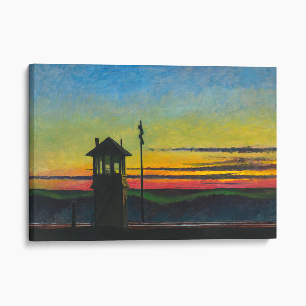 Railroad Sunset, 1929 by Edward Hopper