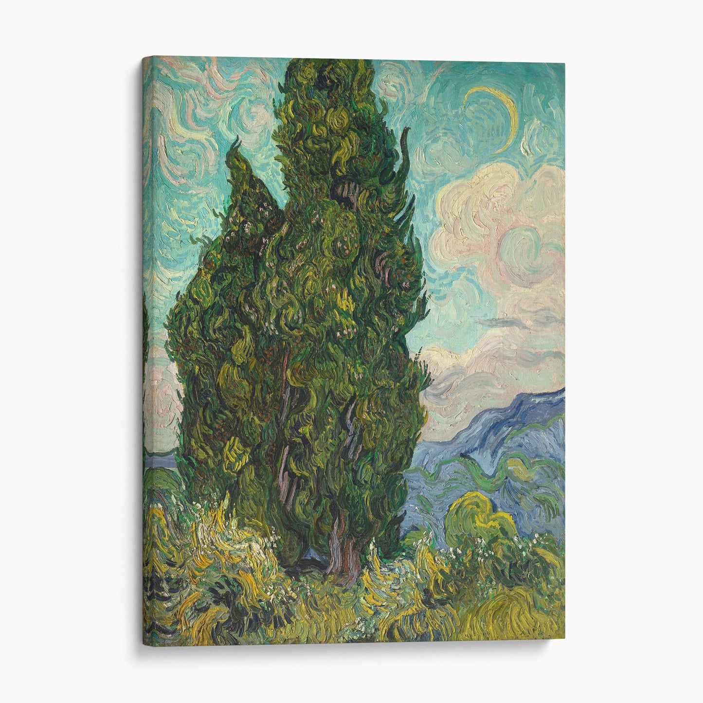 Cypresses 1889 - Vincent van Gogh