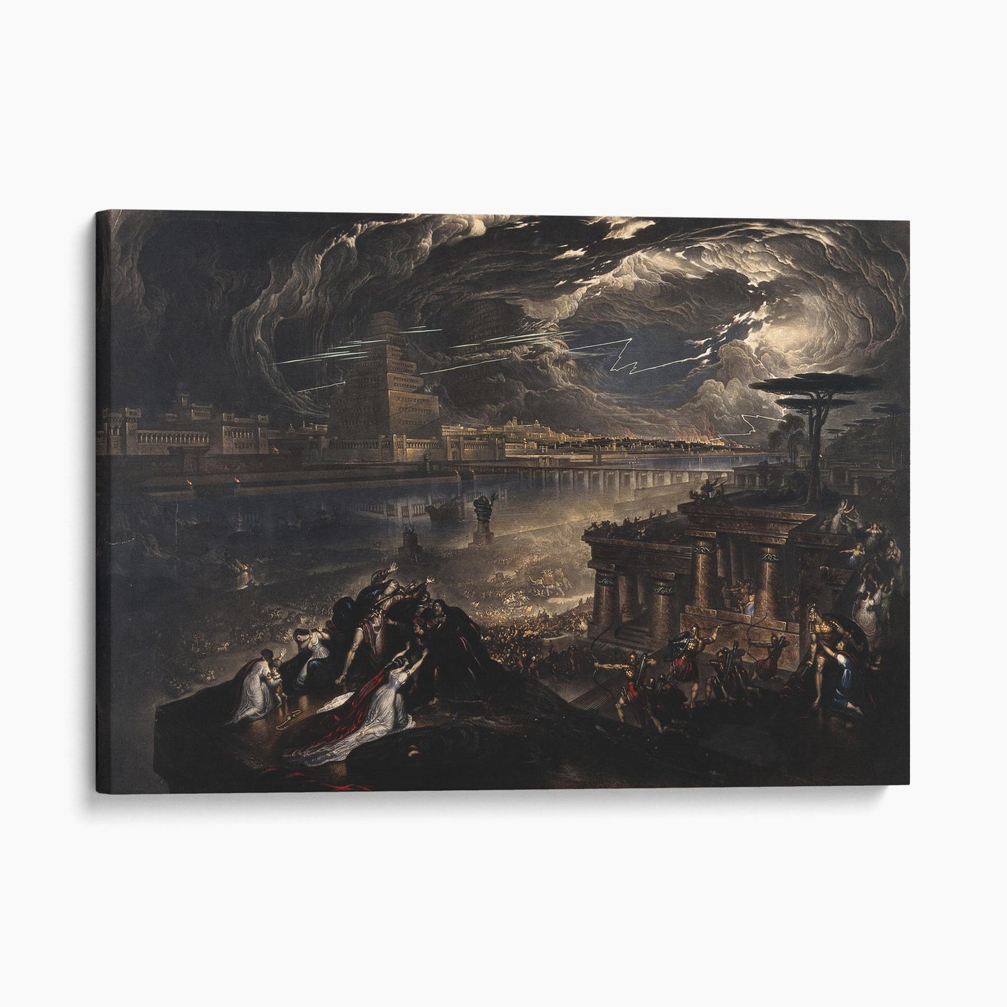 The Fall of Babylon; Cyrus the Great defeating the Chaldean Army (1831) - John Martin