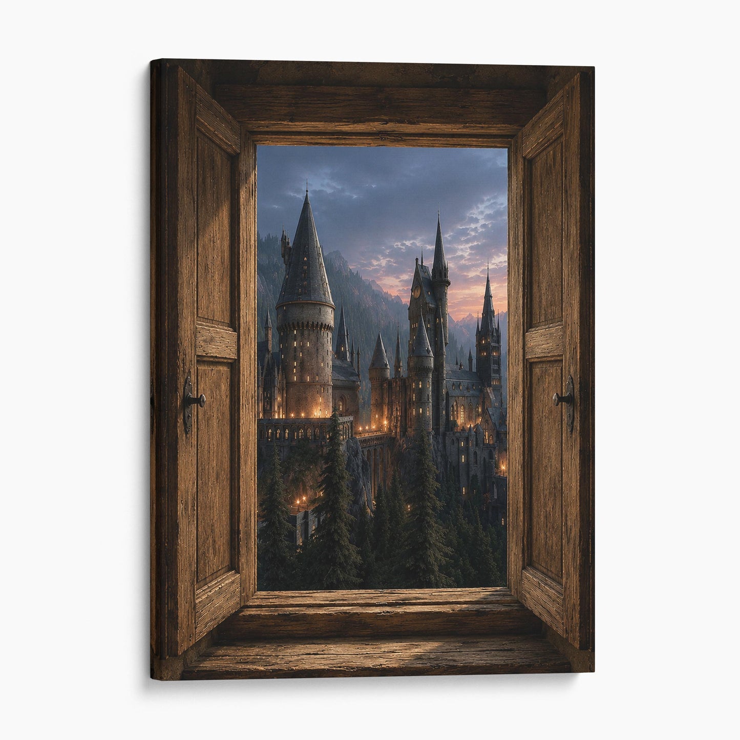 Open Window to a Magic School for Witches and Wizards