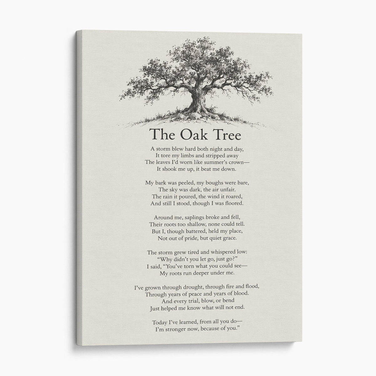 The Oak Tree Poem