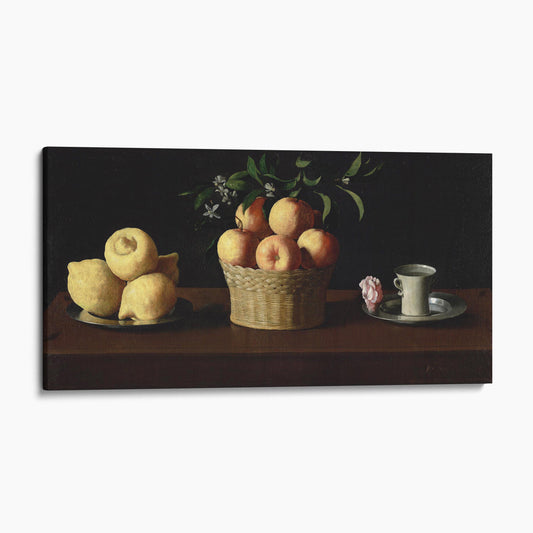 Still Life with Lemons, Oranges and a Rose - Francisco de Zurbarán