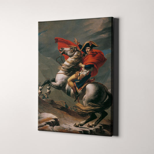 Napoleon Crossing the Alps, Jacques-Louis David