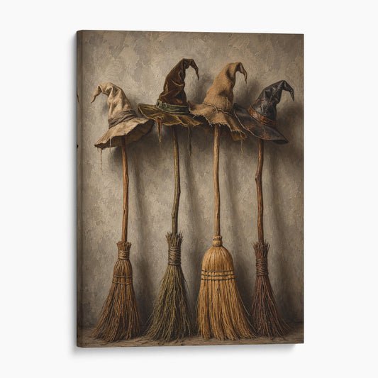 Witch Hats and Brooms