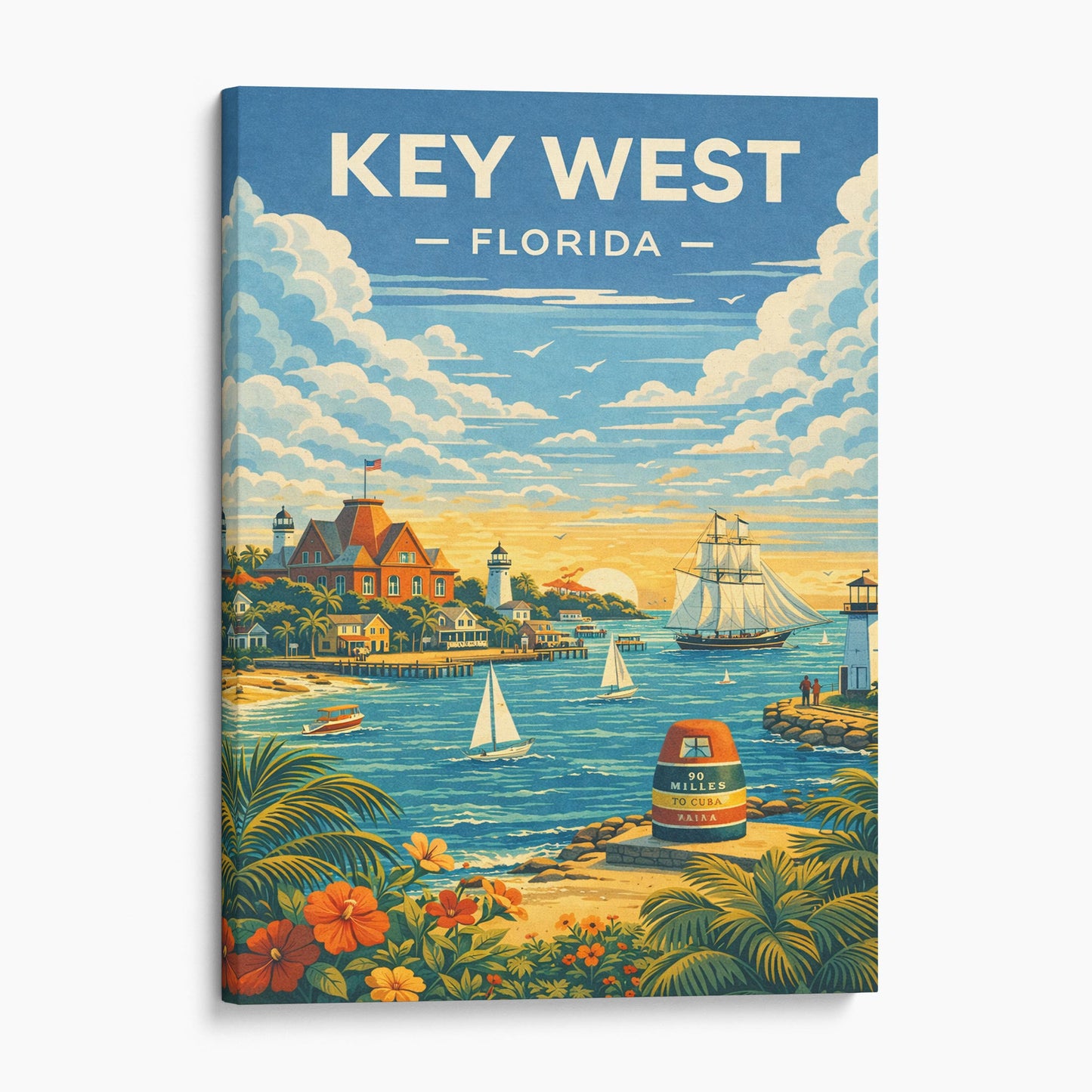 Key West Florida Travel Poster