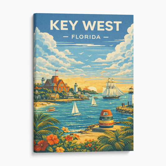 Key West Florida Travel Poster