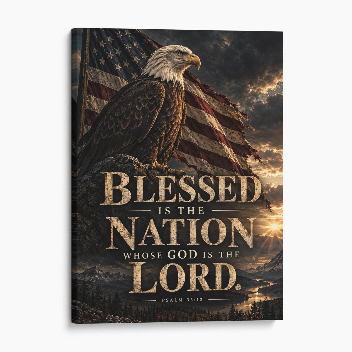 Psalm 33 Verse 12 - Blessed Is The Nation Whose God Is The Lord