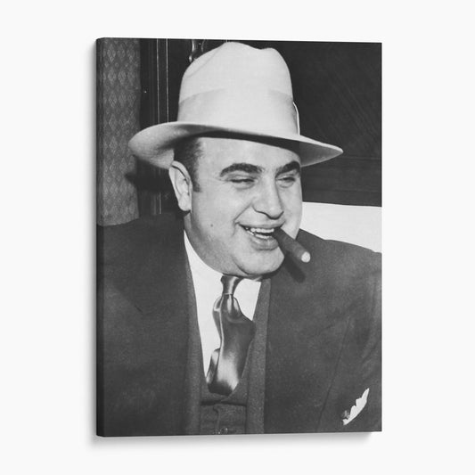 Al Capone Smoking A Cigar