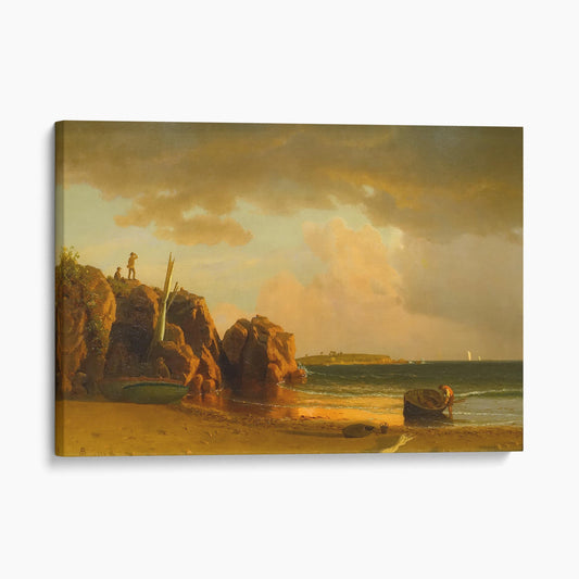 View Near Newport 1859 by Albert Bierstadt