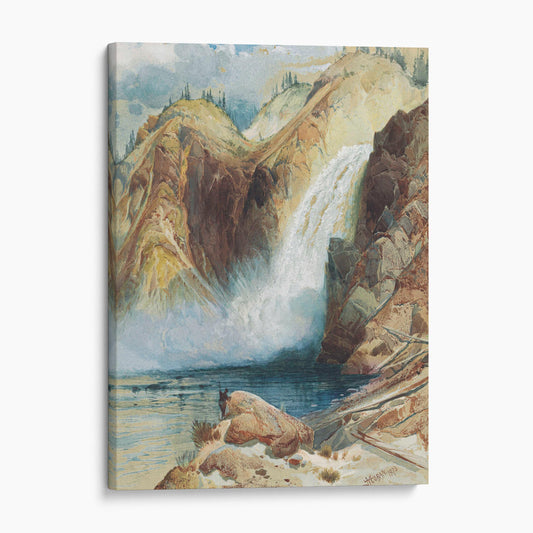 Upper Falls of the Yellowstone by Thomas Moran