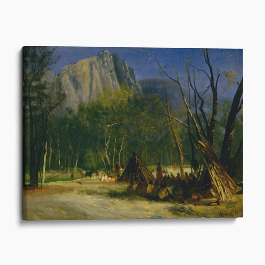 Indians in Council, California by Albert Bierstadt