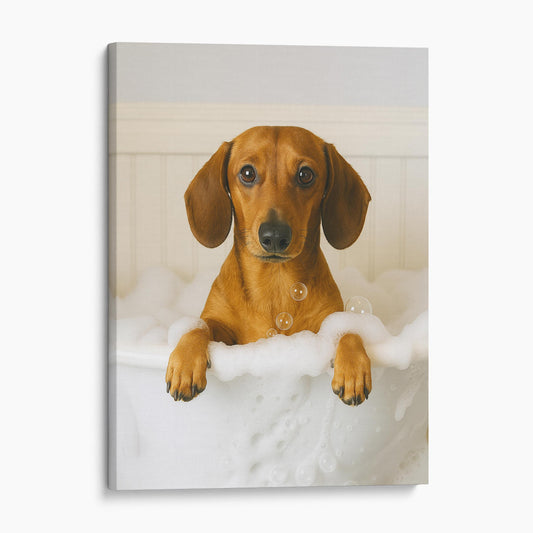 Dachshund Dog Bubble Bath