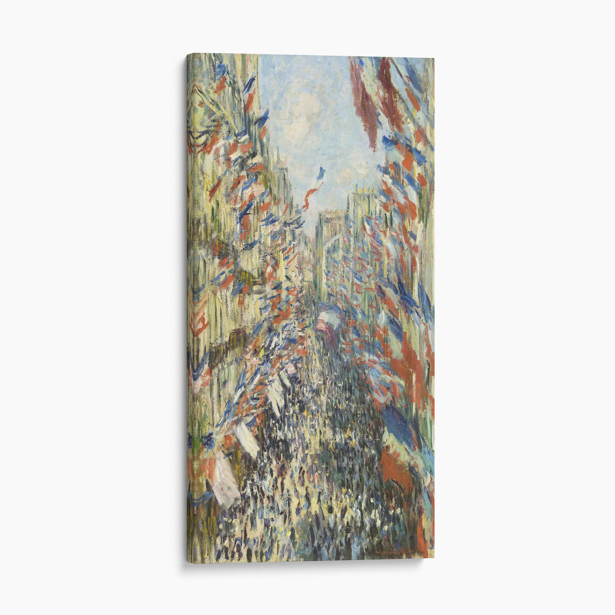 The Rue Montorgueil in Paris. Celebration of June 30, 1878 - Claude Monet