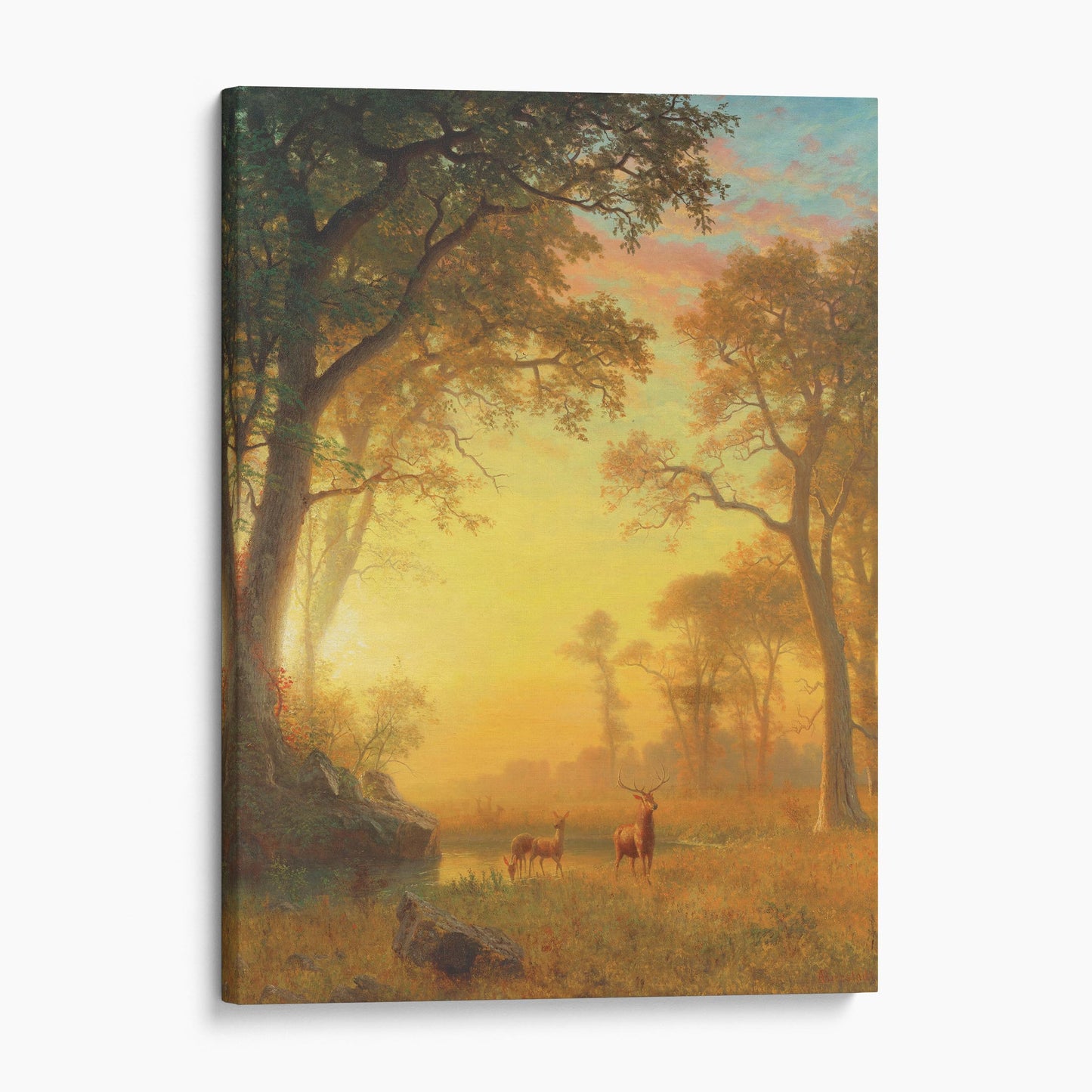 Light In The Forest by Albert Bierstadt