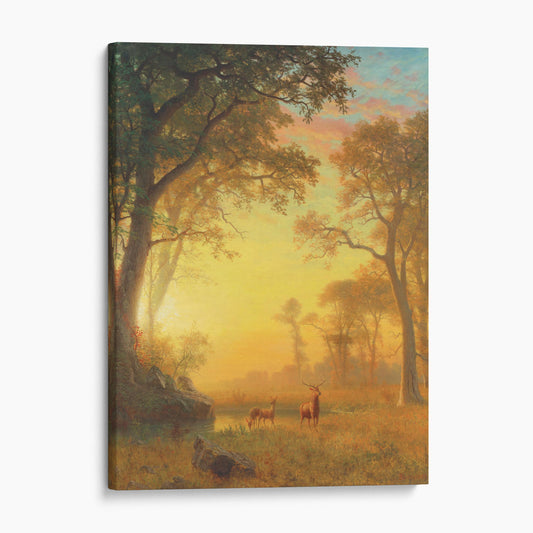 Light In The Forest by Albert Bierstadt