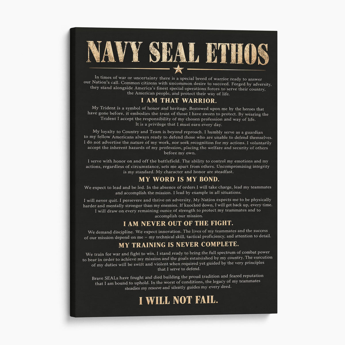 Navy SEAL Ethos