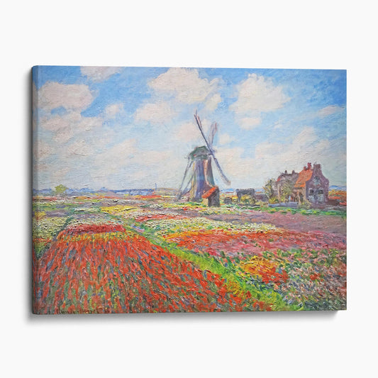 Tulip Field in Holland - Claude Monet