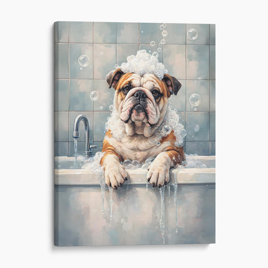 Bulldog Bathtub Bubble Bath