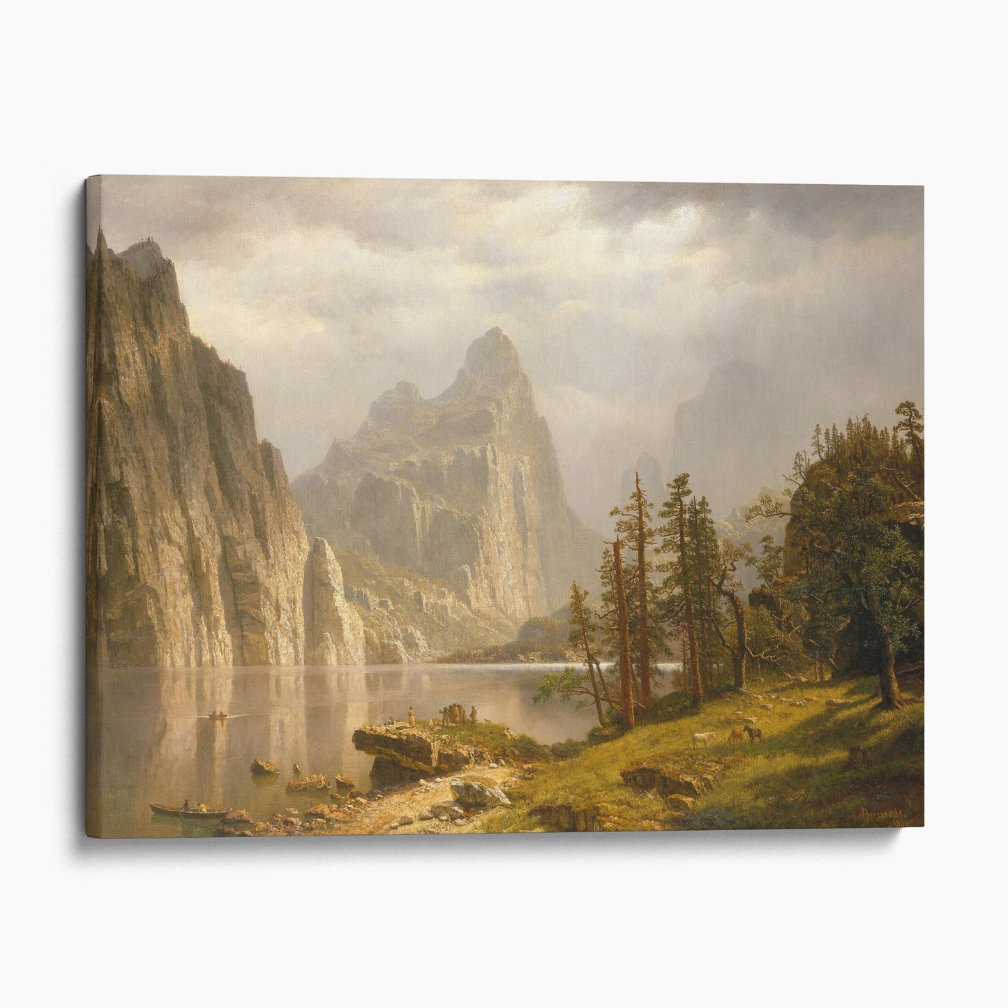 Merced River, Yosemite Valley (1866) by Albert Bierstadt
