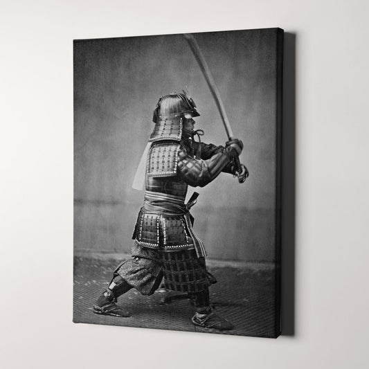 Japanese Samurai In Armour