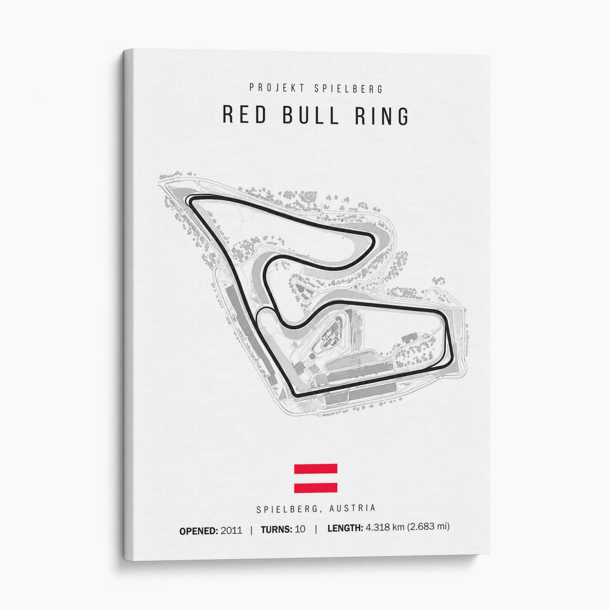 Austrian Grand Prix Race Track Map
