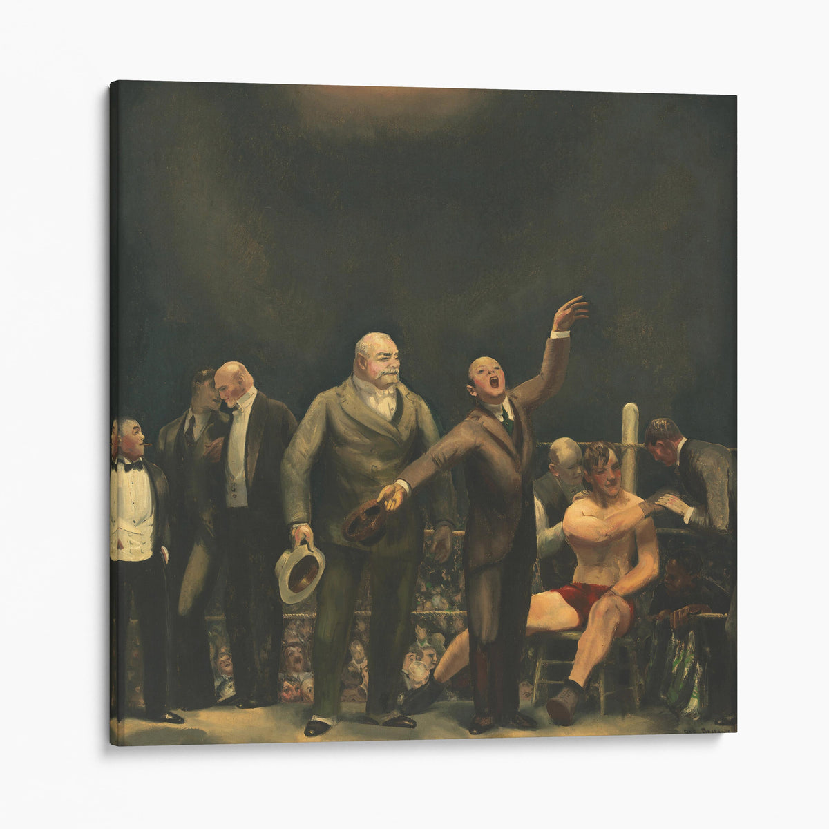 Introducing John L. Sullivan (1923) - George Bellows
