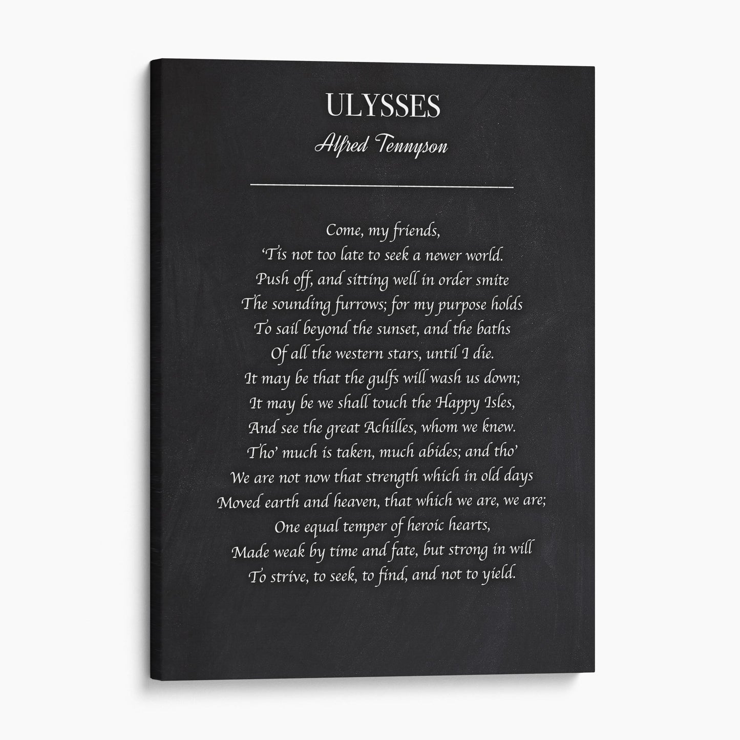 Ulysses - Alfred Tennyson