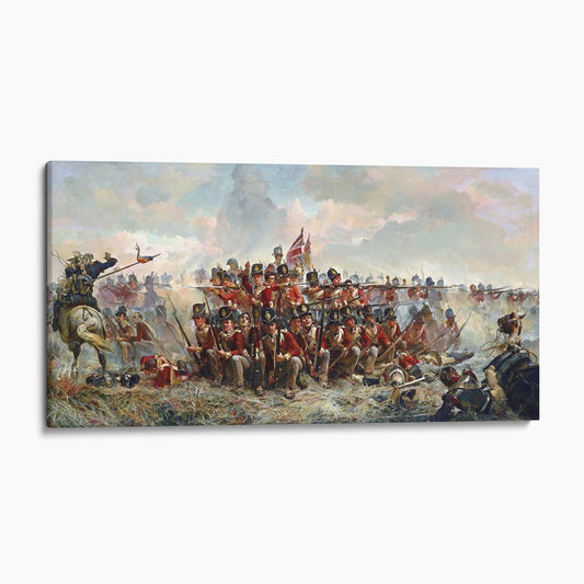 The 28th Regiment at Quatre Bras by Elizabeth Thompson