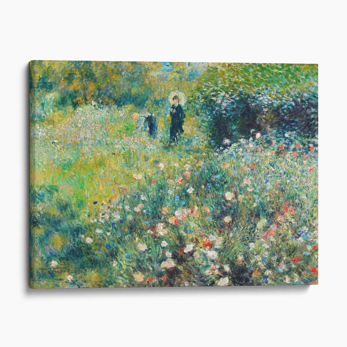 Summer Landscape, Woman With A Parasol In A Garden by Renoir