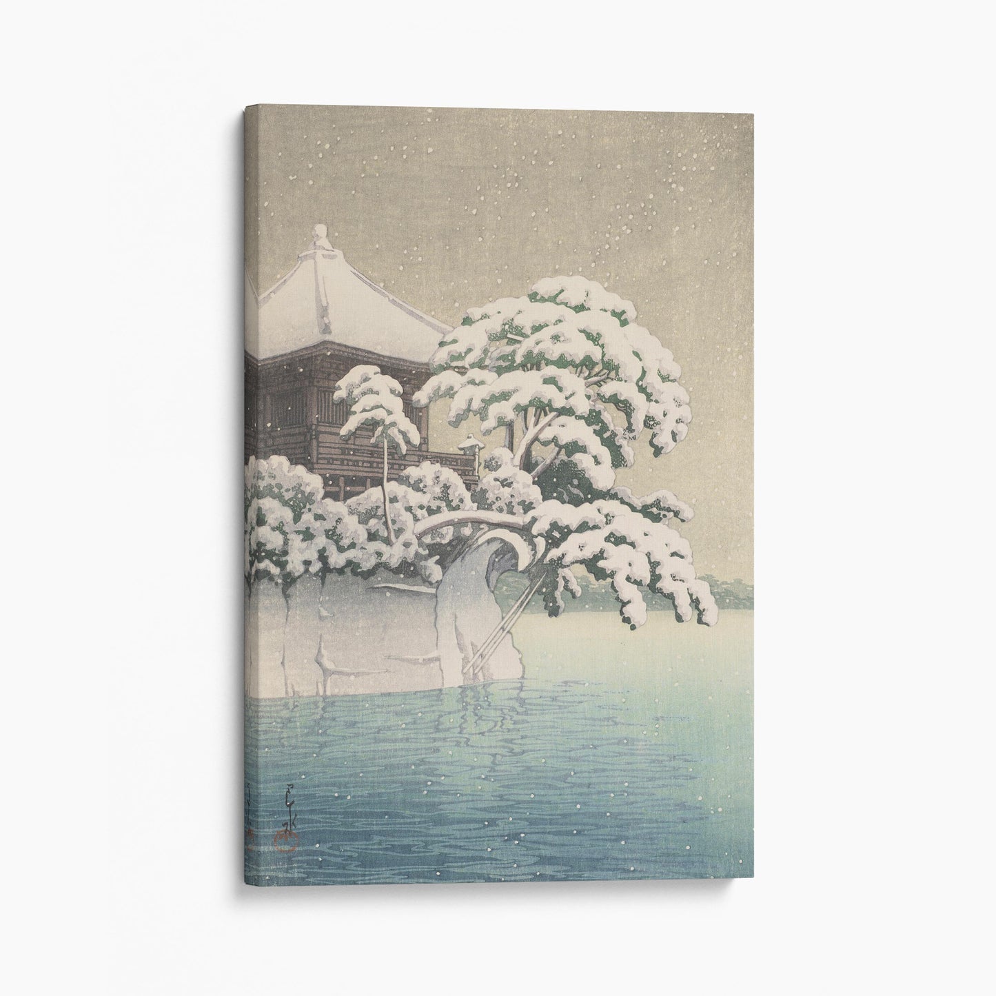 Snow at Godaido Temple in Matsushima (1932) - Kawase Hasui
