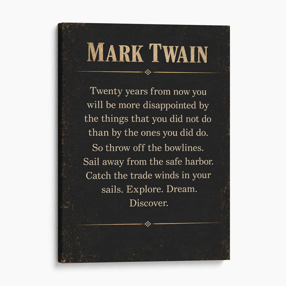 Mark Twain - Twenty Years From Now