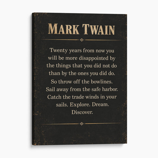 Mark Twain - Twenty Years From Now