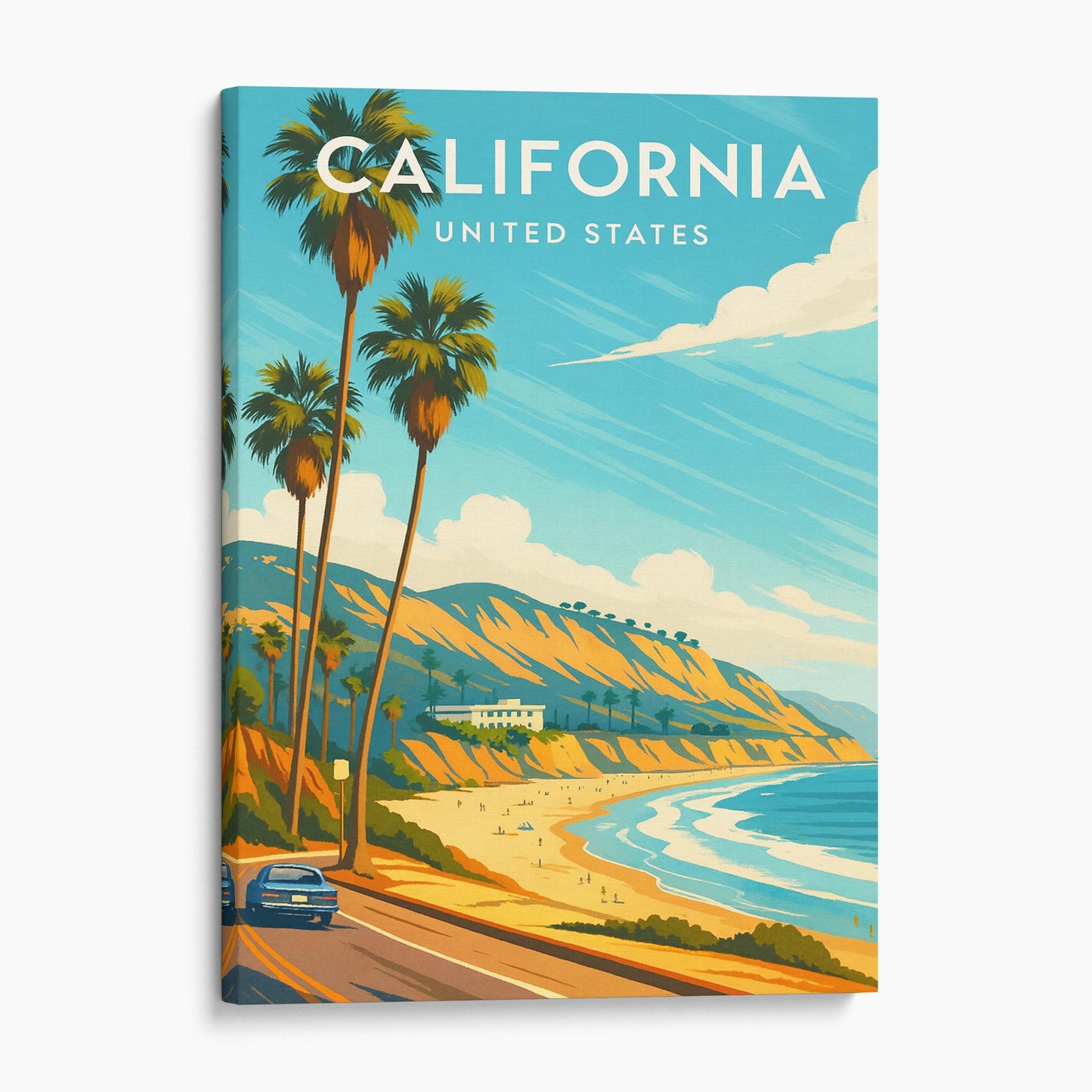 California Vintage Travel Poster