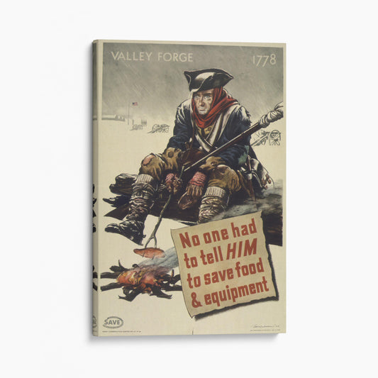 Military Poster Valley Forge 1778