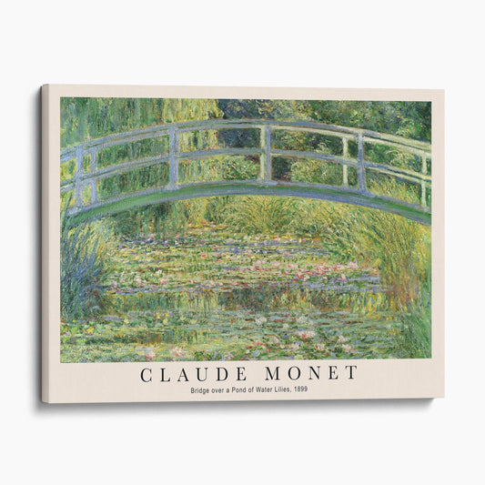 Claude Monet - Bridge over a Pond of Water Lilies
