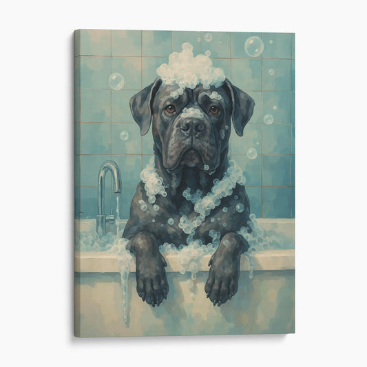 Cane Corso Dog Bathtub Bubble Bath