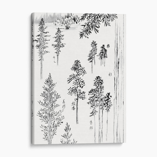 Pine Trees by Hokusai