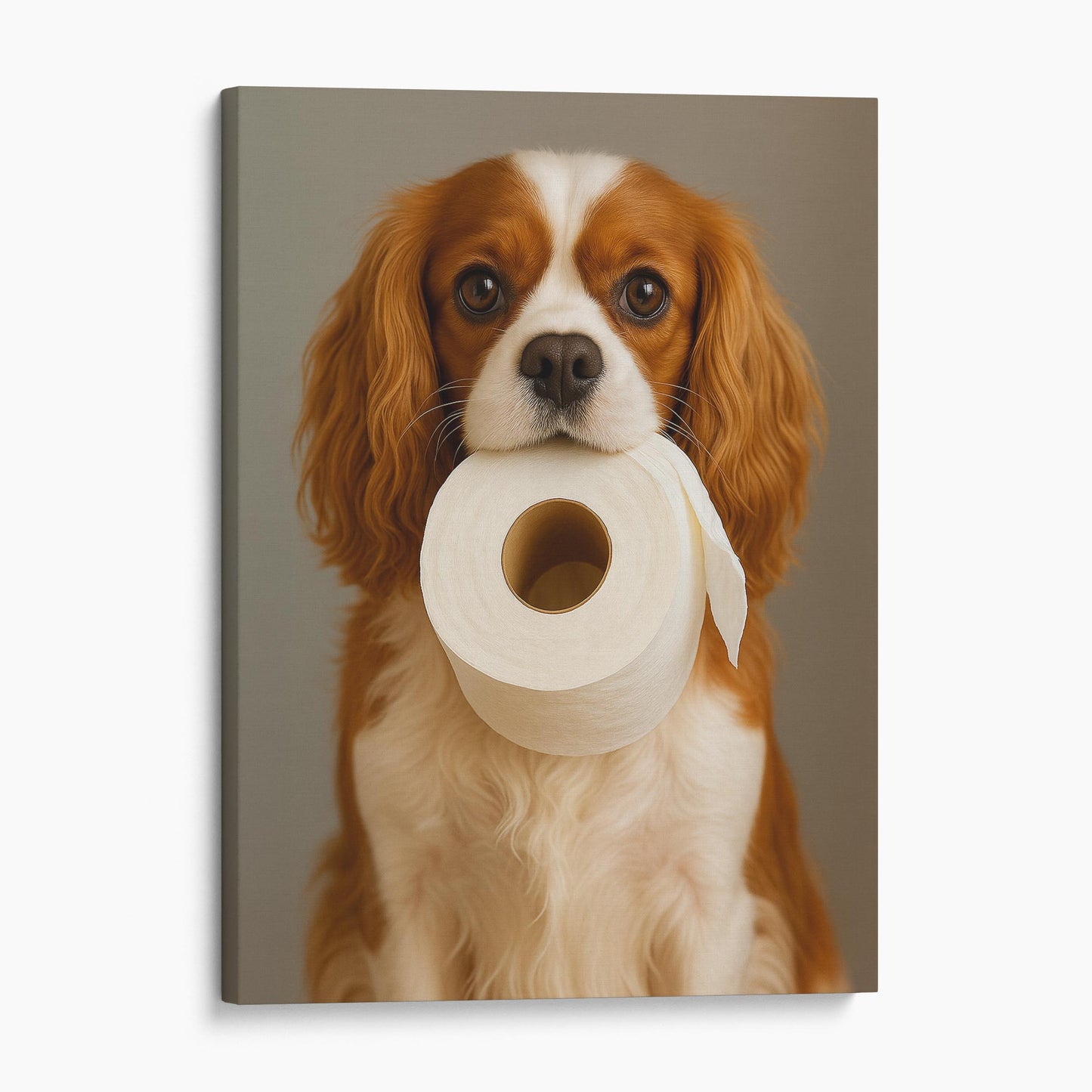 Cavalier King Charles Dog Toilet Paper