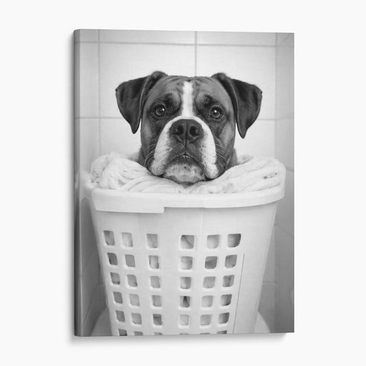 Boxer Dog Laundry