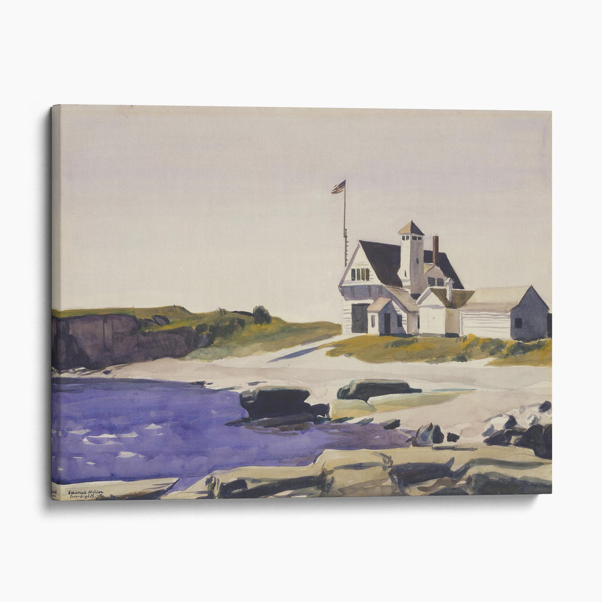 Coast Guard Station, Two Lights, Maine - Edward Hopper