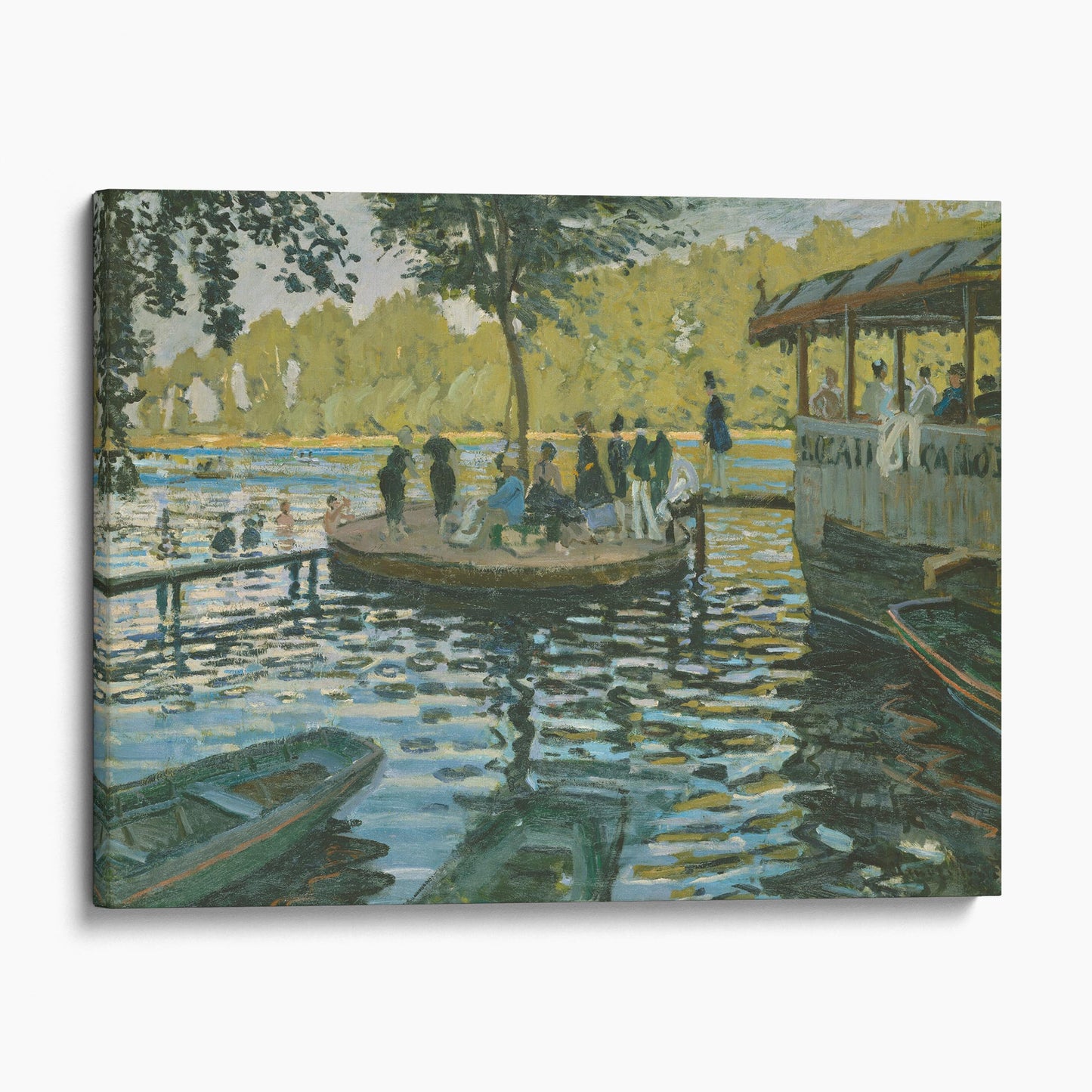 The Grenouillère, 1869 - Claude Monet